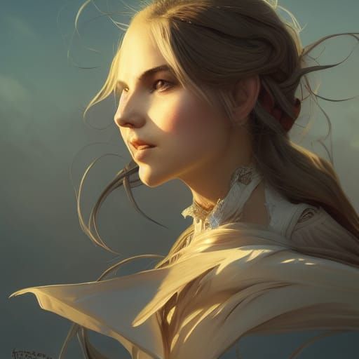 Alice the Conqueror Portrait in Detailed Digital Art