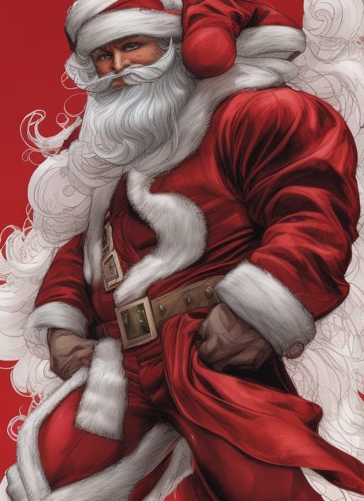 Muscle Santa