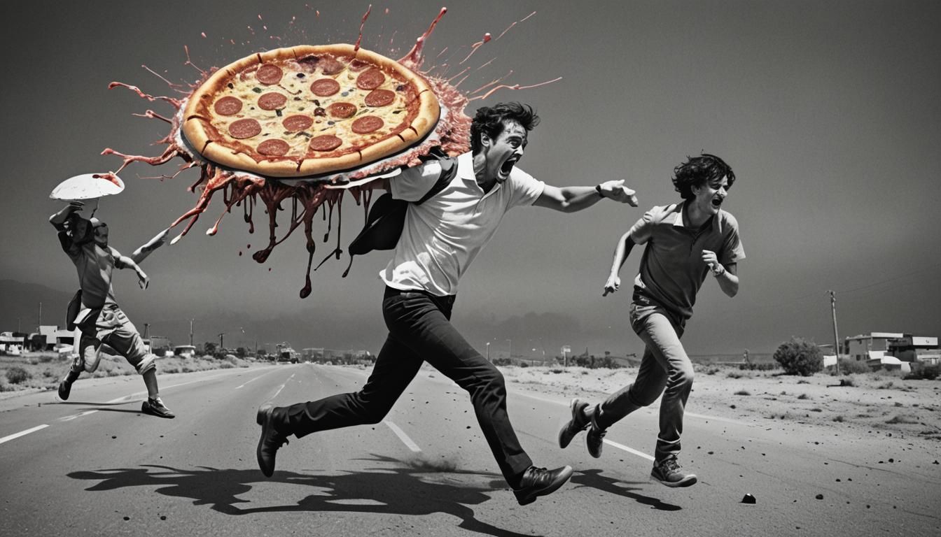 Run! Pizza Attack!