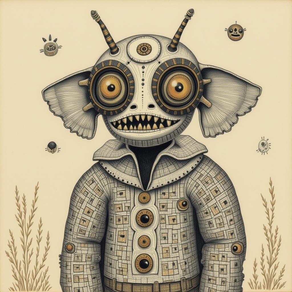 Surreal Doll Art Portrait