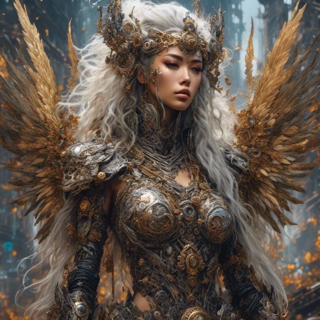 Android Ninja: Soulful Digital Portrait