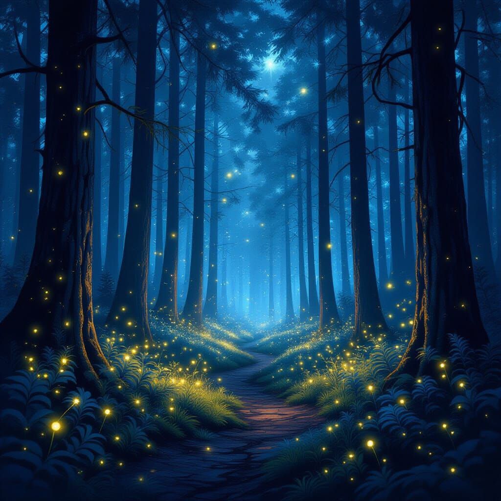 journey through the fireflies