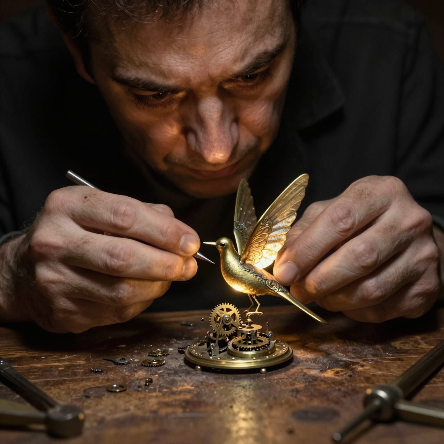 Artisan Restores Antique Mechanical Hummingbird
