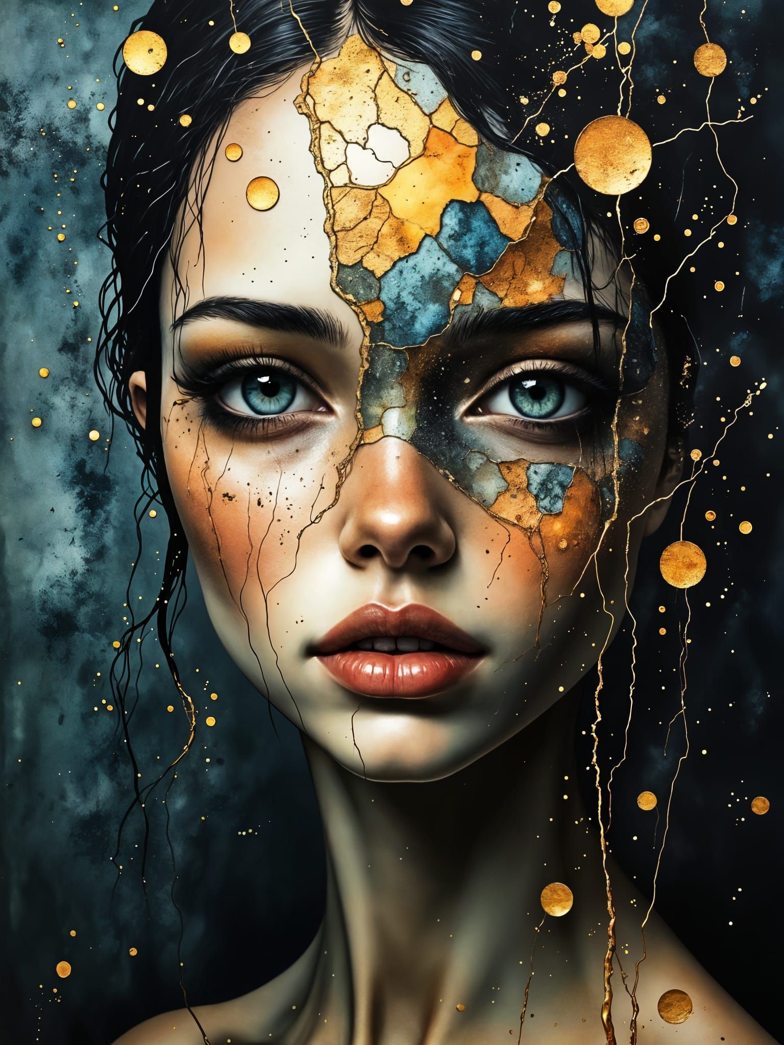 Hyper Realistic Mythical Creature Portrait in DSLR Style