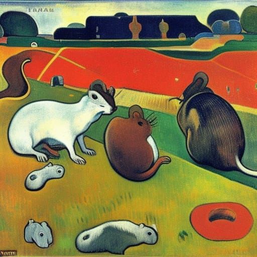 Gunners Answer The Call, Gauguin Style