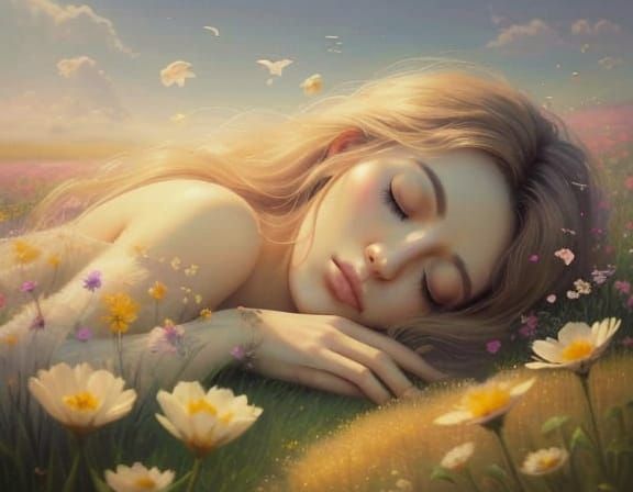 AI Generated Image of a Dreamer