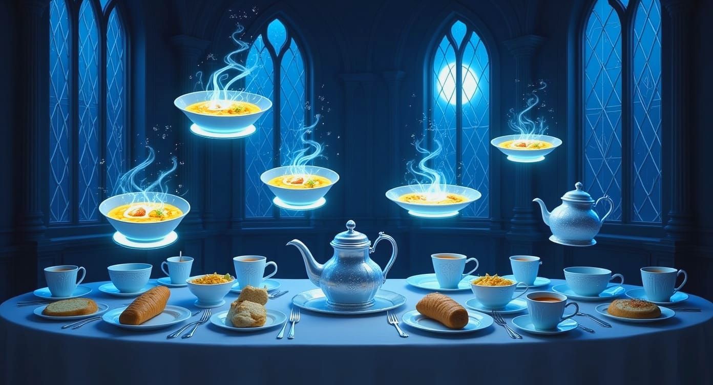 Magical Floating Feast in Moonlight Manor