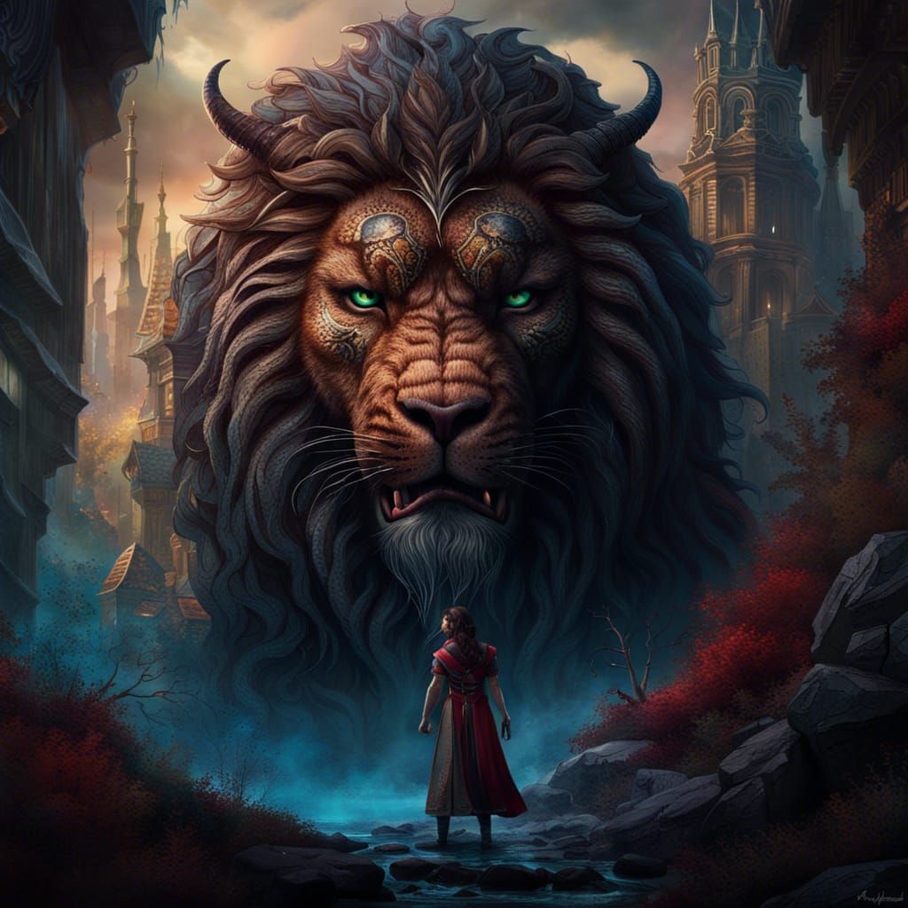 Beast and Beauty: Harmonious Fantasy Concept Art