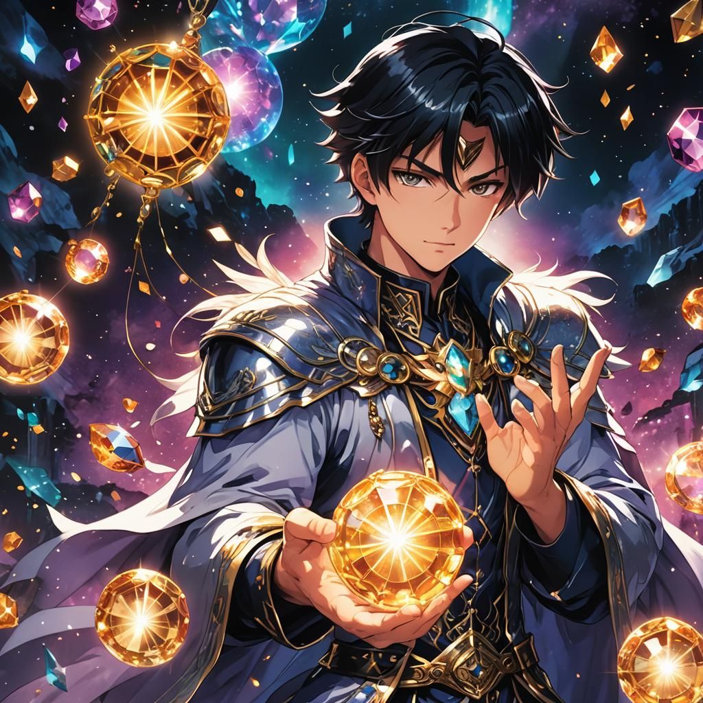 Hero with Seven Jewels: Vibrant Anime Manga Scan