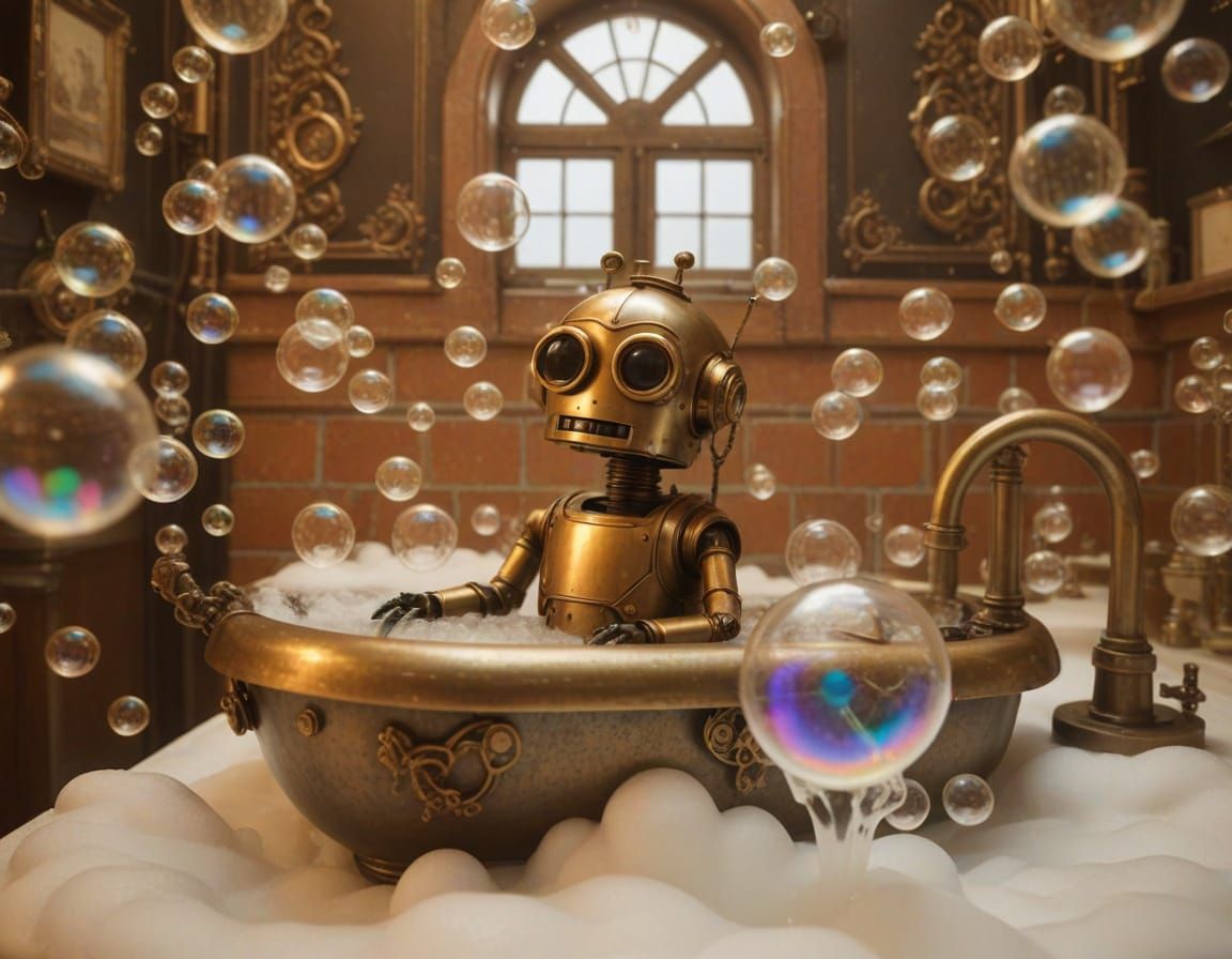 Bubble bath gone wrong... or great?