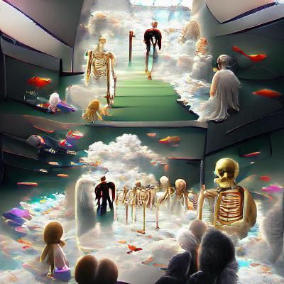 Ethereal Afterlife Scene