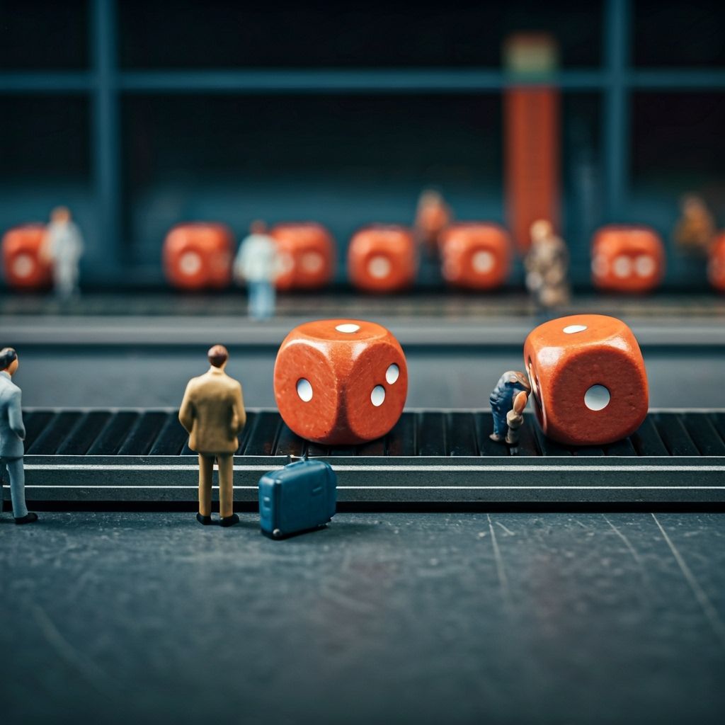 Miniature Baggage Claim in Ultra-Realistic Style