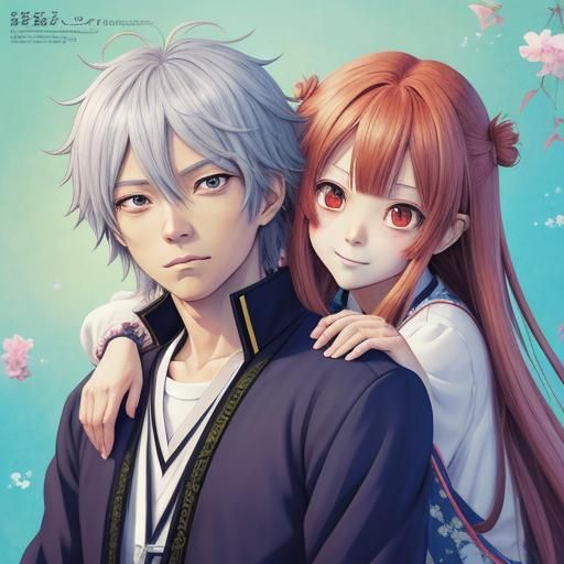 Anime Style Image of "I Love You"