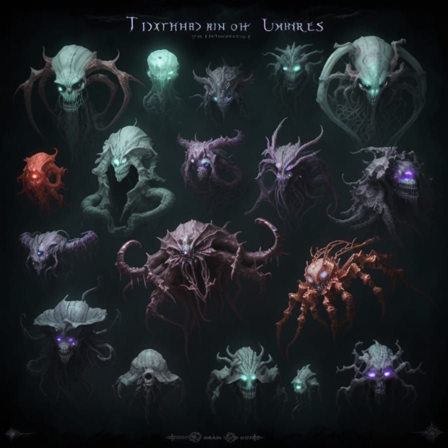 Dark Fantasy Beasts of the Underdark