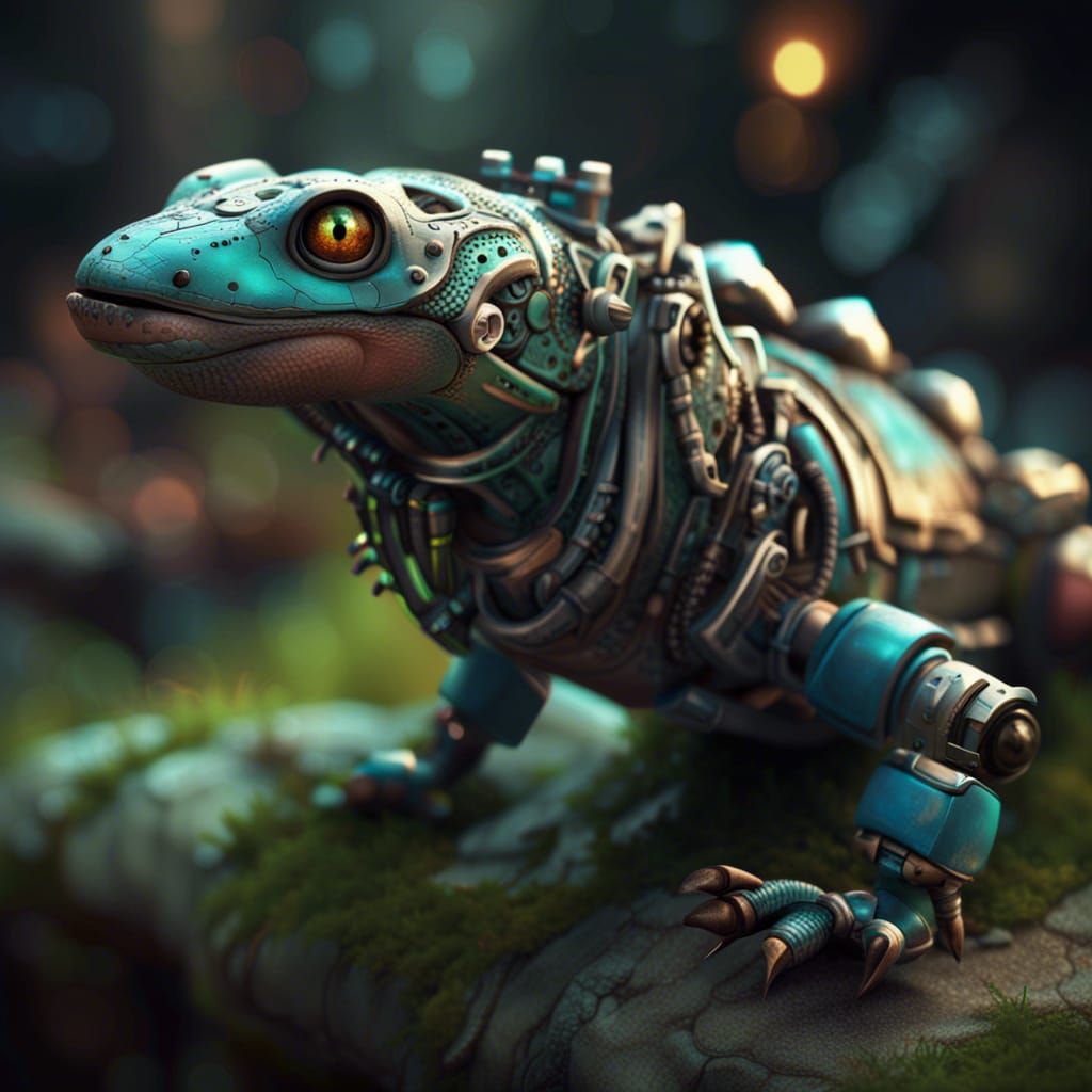 Robo lizard 🦎🤖