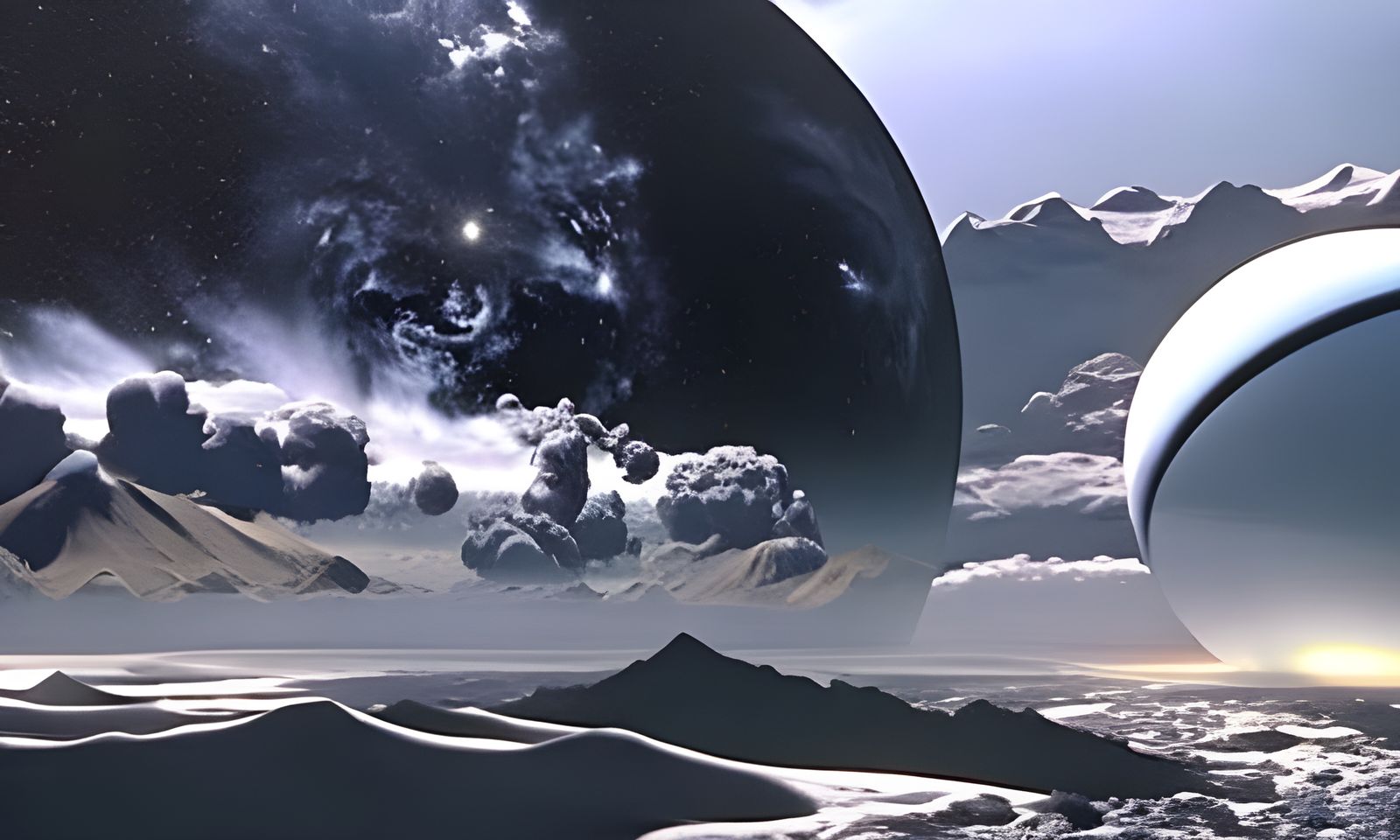 Earth Eats Itself: A Space Photograph