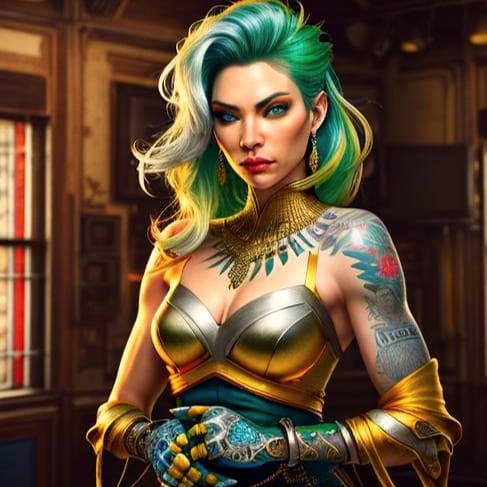 Vibrant Portrait of Rugged Beauty