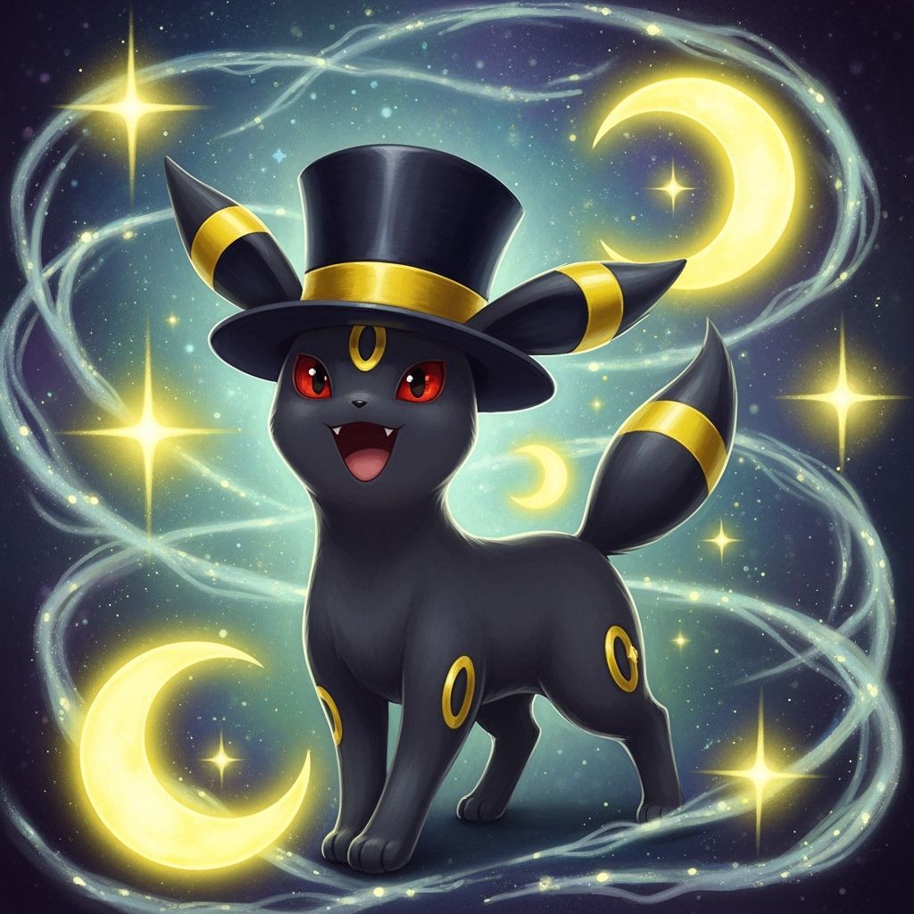 Umbreon Magician Conjures Moon Magic