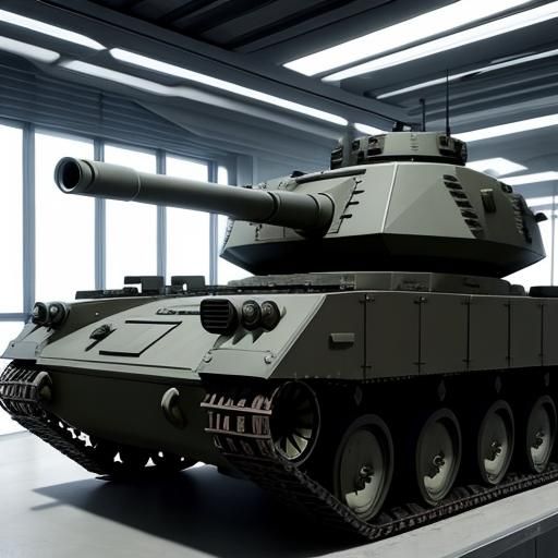 Futuristic Armored Tank Concept