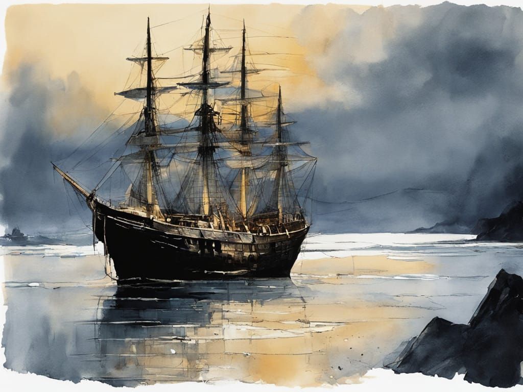 Timeless Maritime Elegance in Silver and Amber