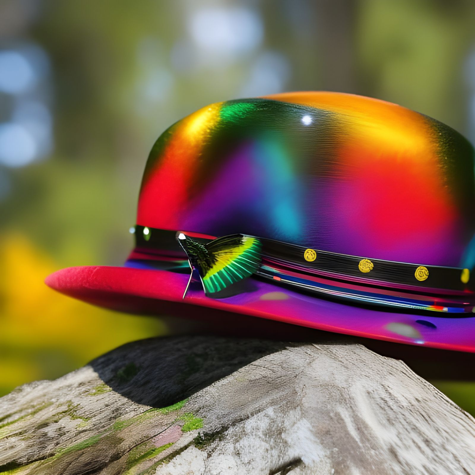 Jewel Beetle Hat in Astral Aurora