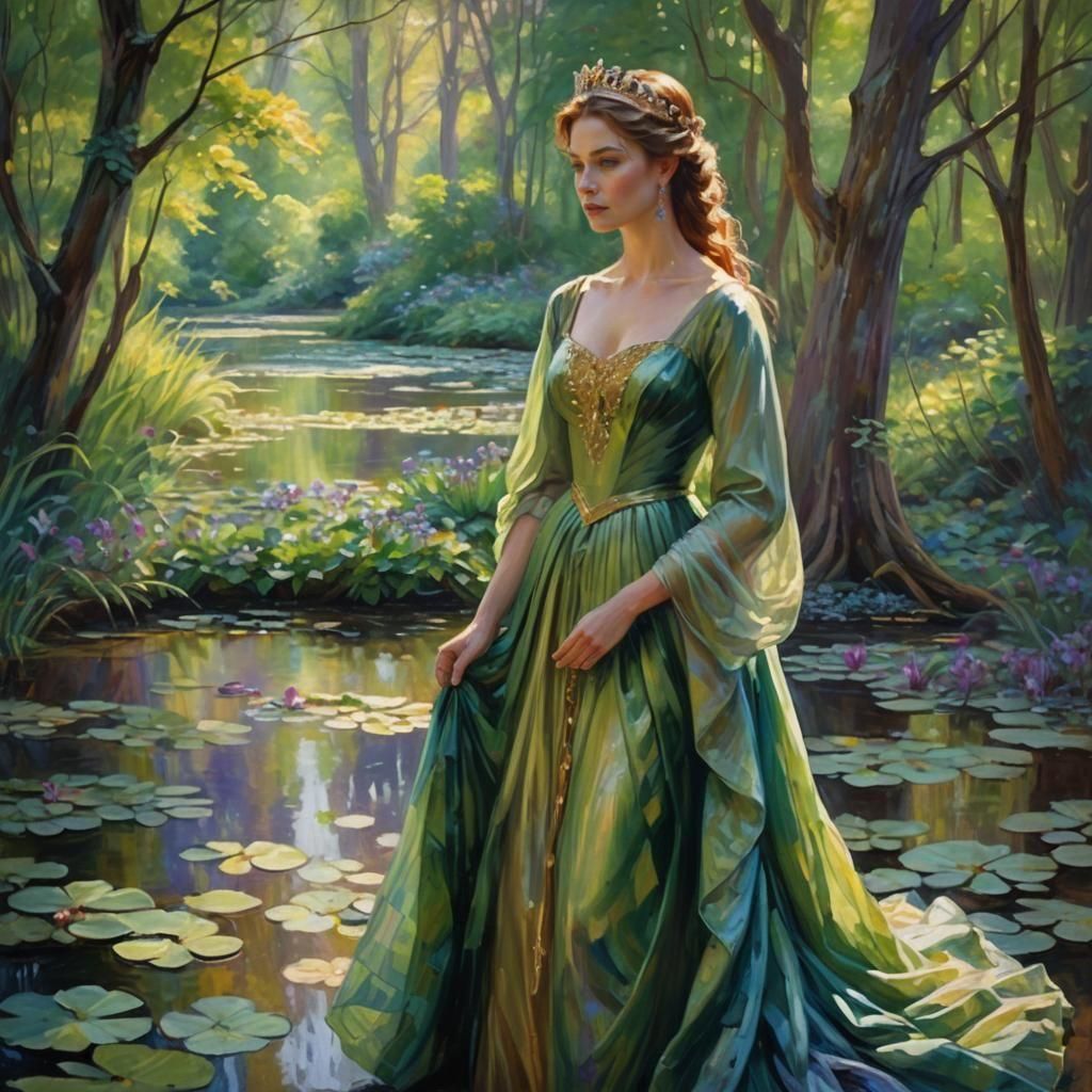 Impressionist Royal in Enchanted Forest