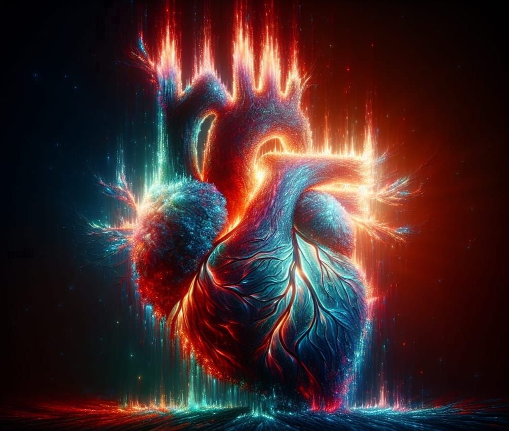 Resilient Broken Heart: Spectral Visual of Enduring Pain