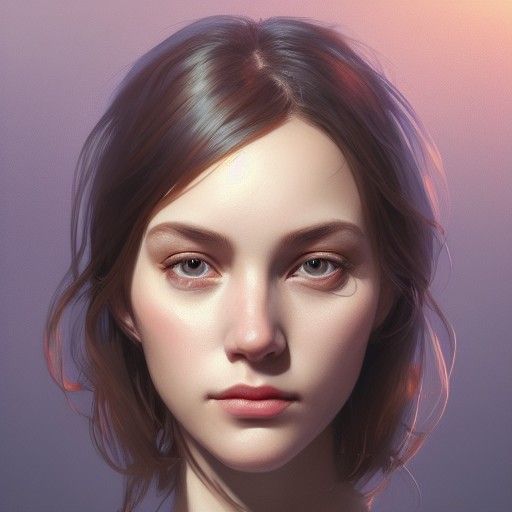 Detailed Portrait with Dynamic Lighting
