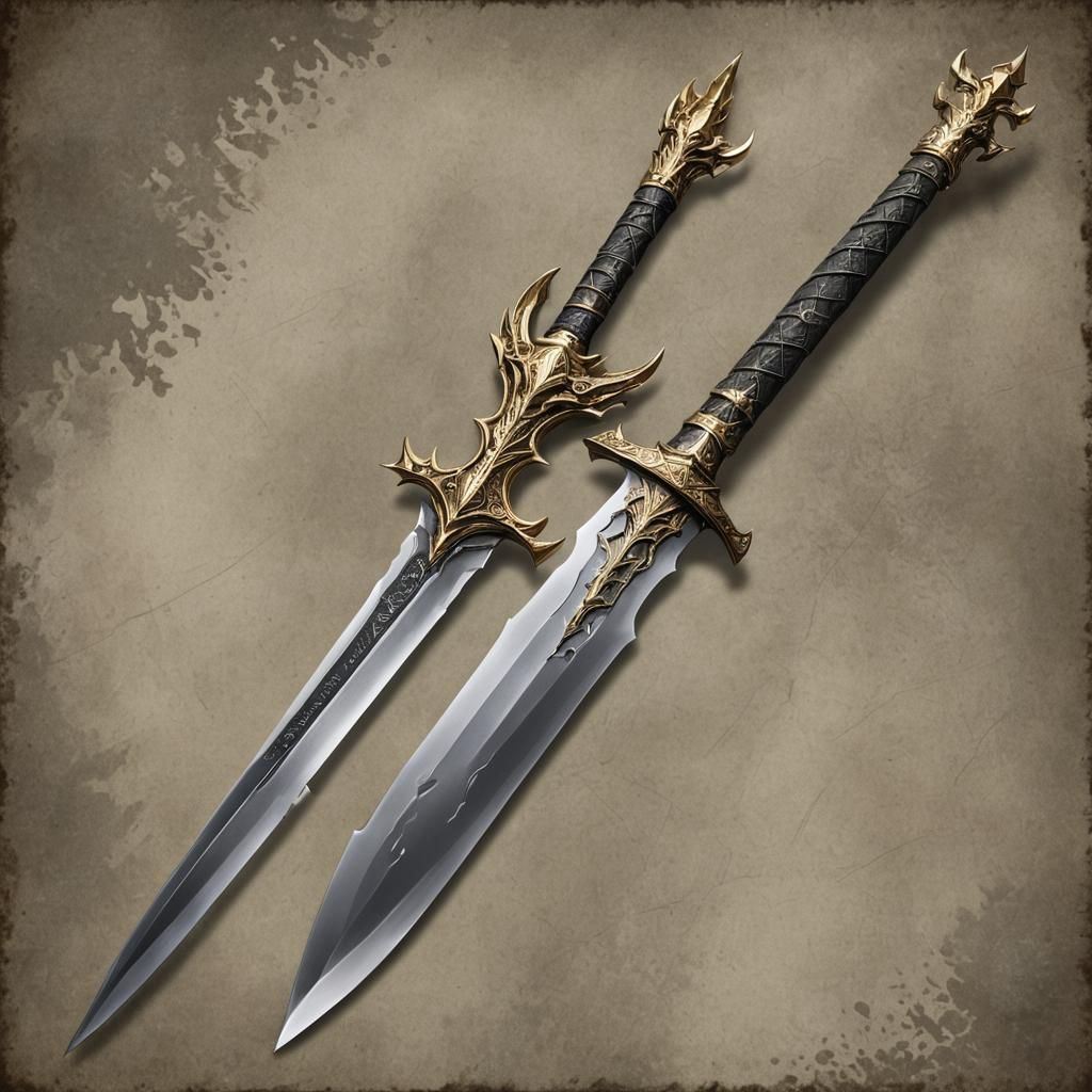 Mythical Sword Forged in Dragon Fire