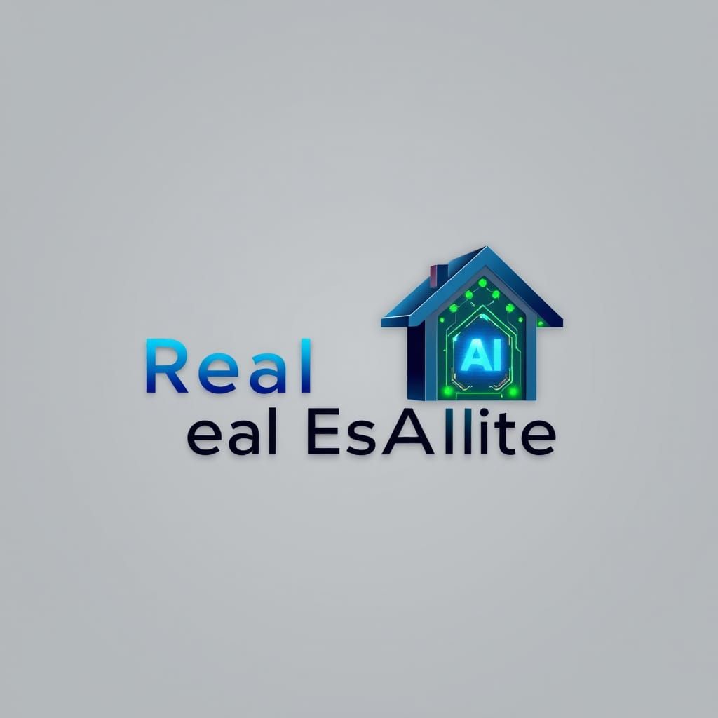 Modern AI Real Estate Logo Design
