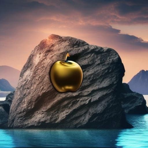 Epic Rock Formation in Digital Matte Painting