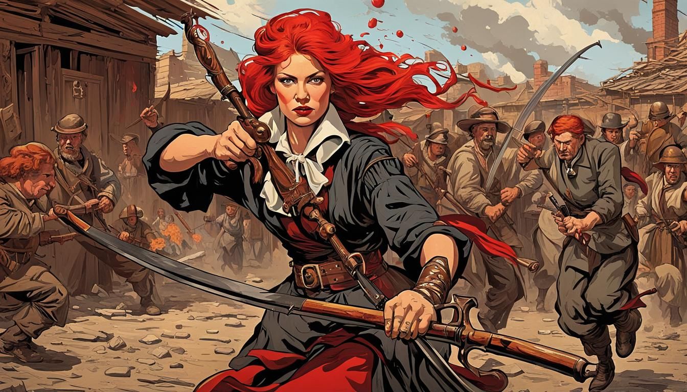 RED SONYA of ROGATINO, Robert E. Howard's Polish-Ukranian Freedom Fighter in 1920's High Adventure. Tonight's Episode In...
