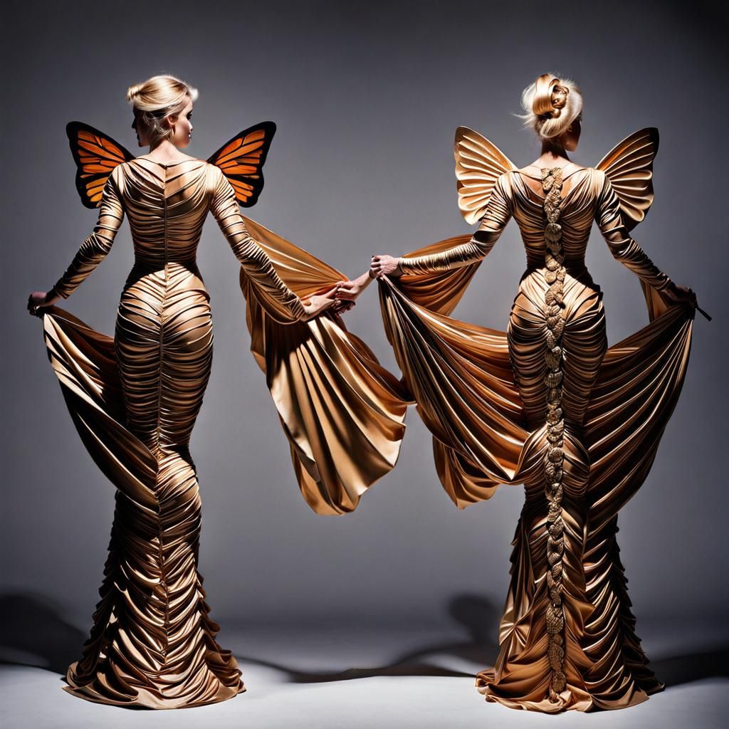 Surreal Metamorphosis: Man to Woman Transformation