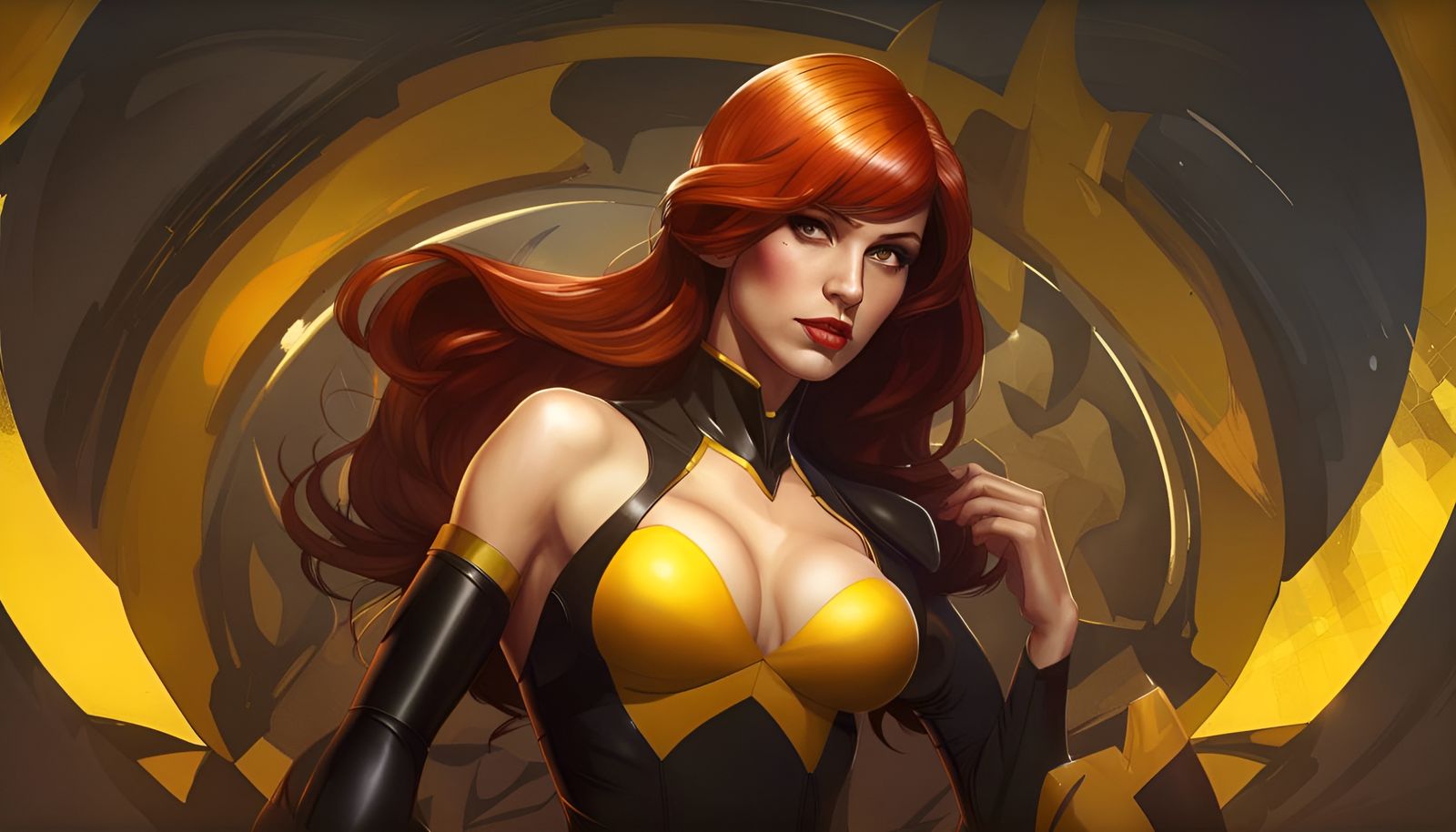 Silk Spectre Portrait in Dynamic Lighting