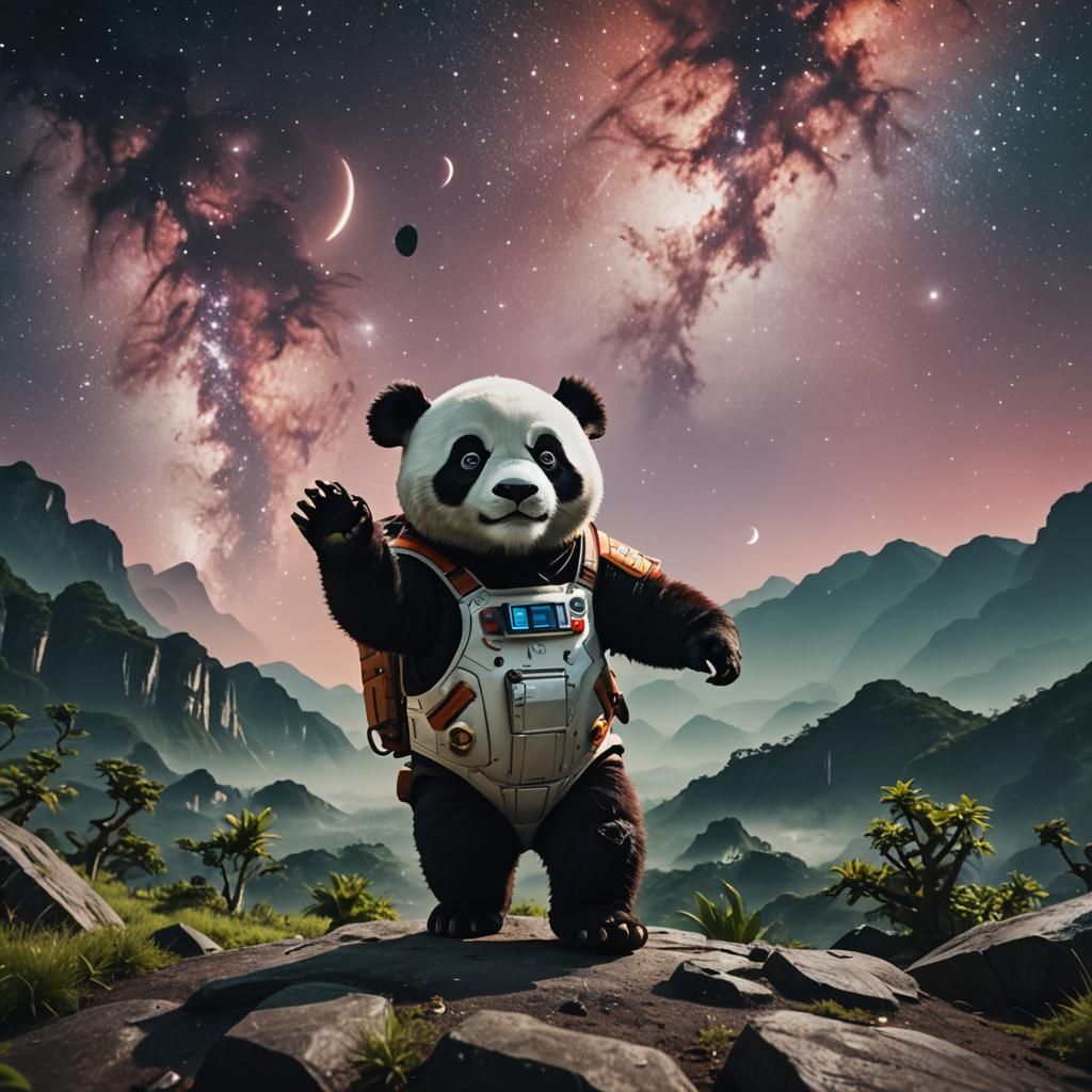 Space Panda's Epic Cinematic Adventure