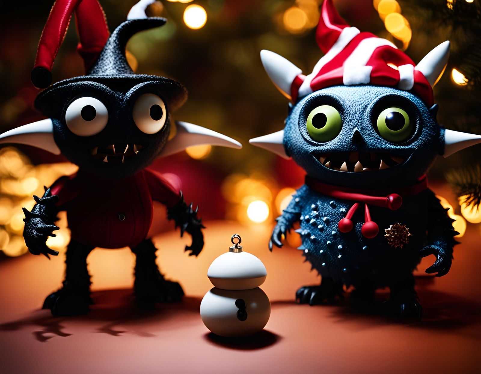 Spooky Christmas Monsters by Tim Burton and Okazaki