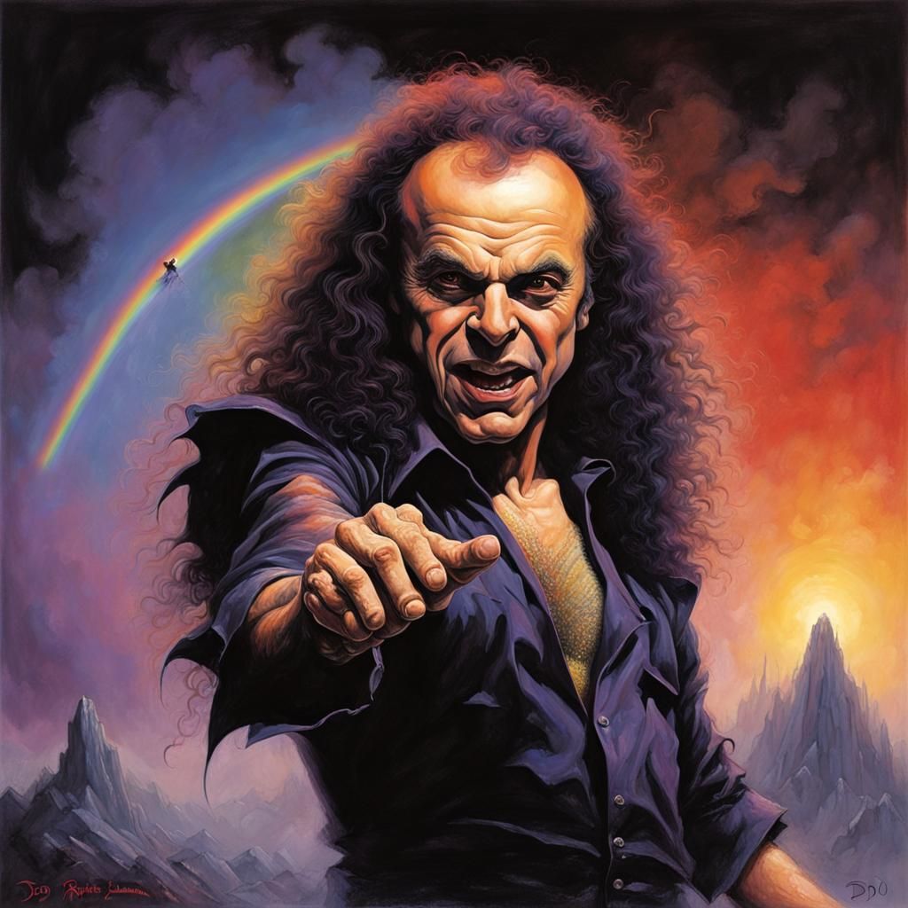 Sinister Rainbow in the Dark: Fantasy Art