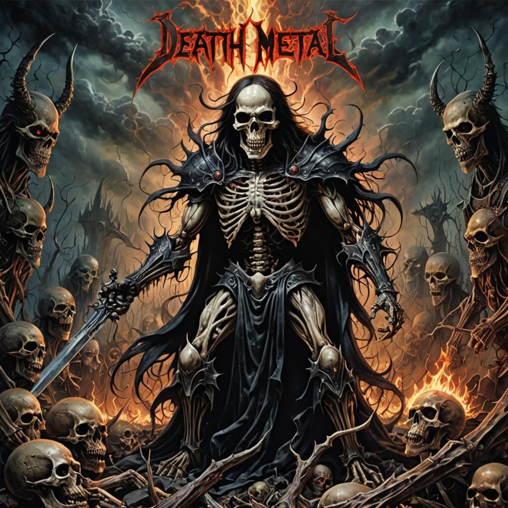 Death Metal Album Cover Art