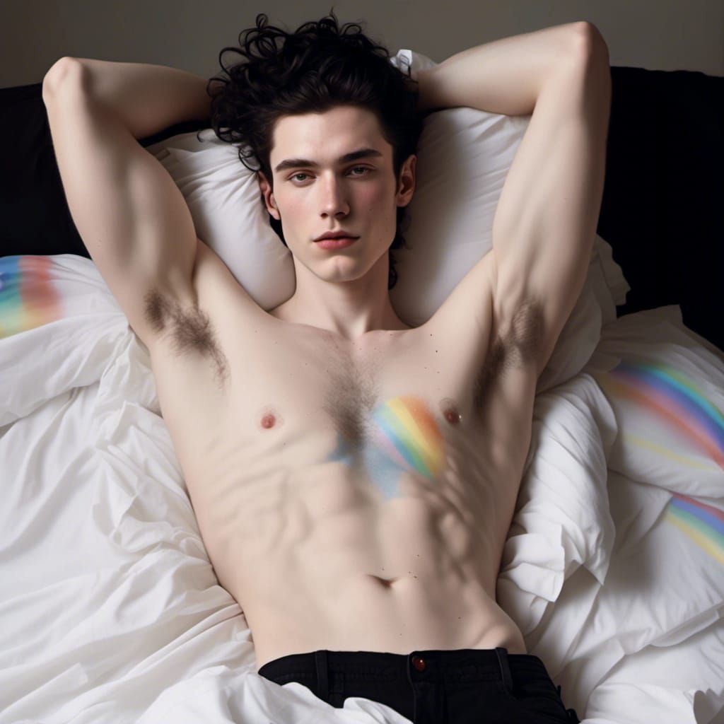 Rainbow Reflections on a Pale Sleeper