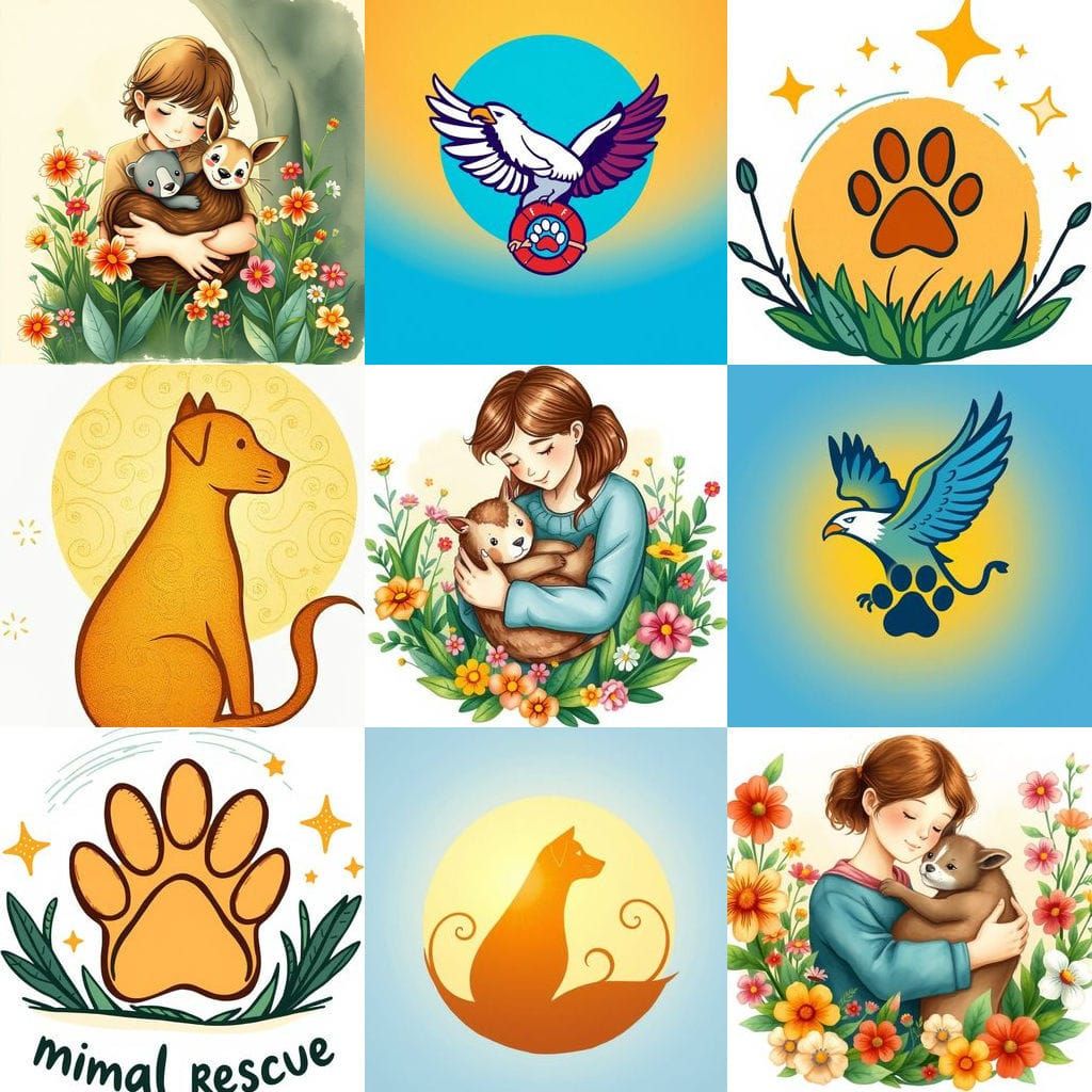 Powerful Animal Rescue Logo