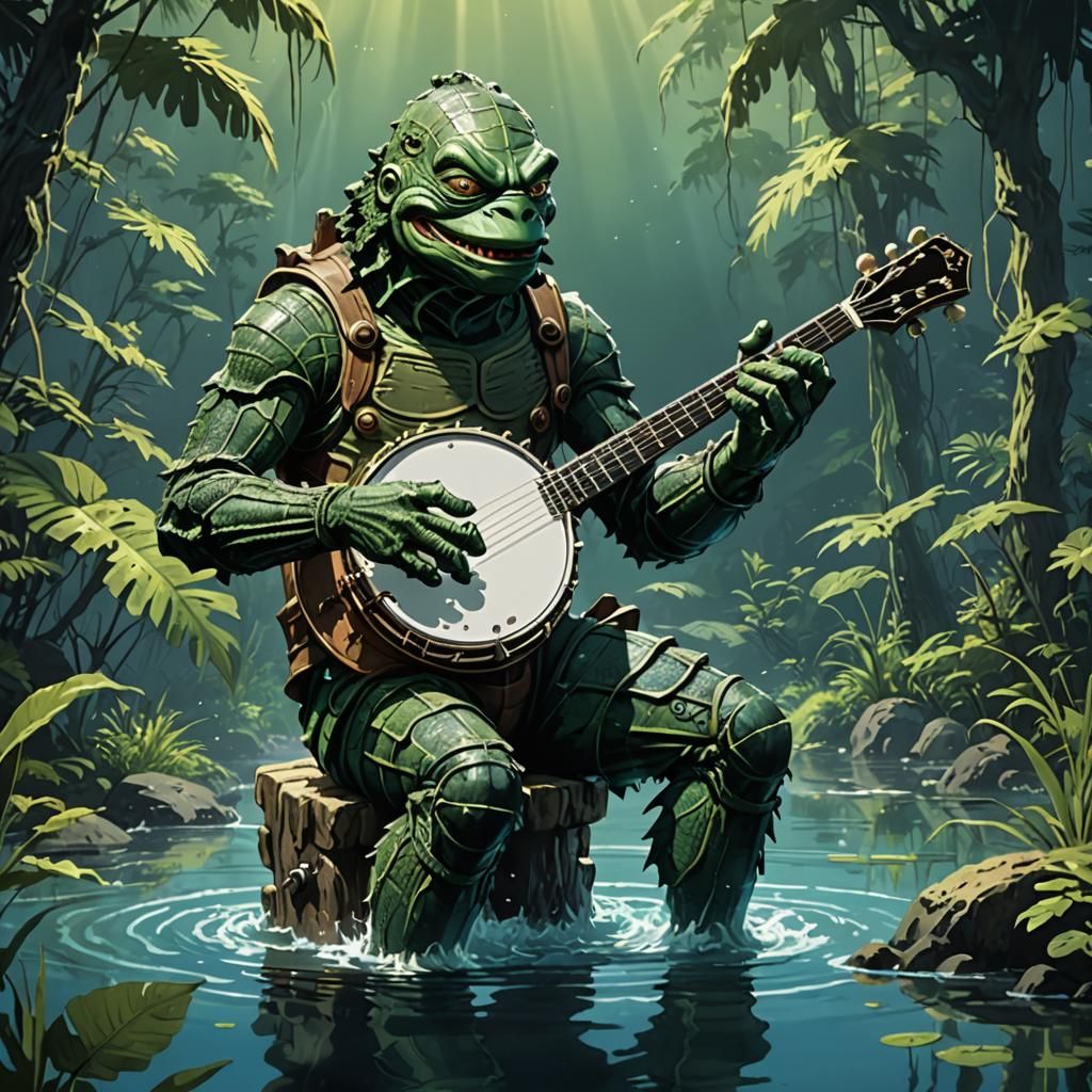 Creature from the Black Lagoon: Ghibli Banjo Serenade