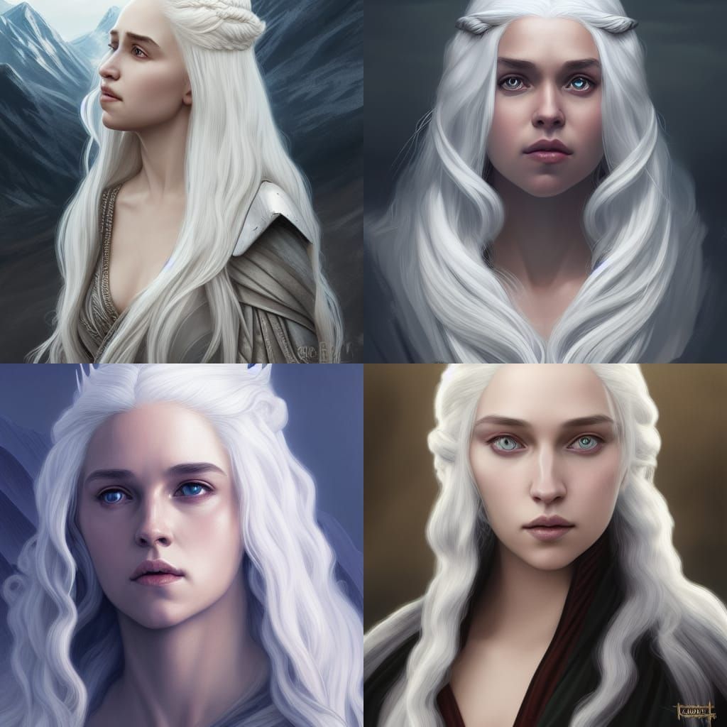 Rhaenyra Targaryen Portrait: Dragon Queen Concept Art