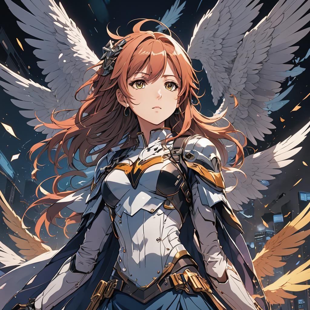 Anime Freebird in Cel-Shaded Manga Style