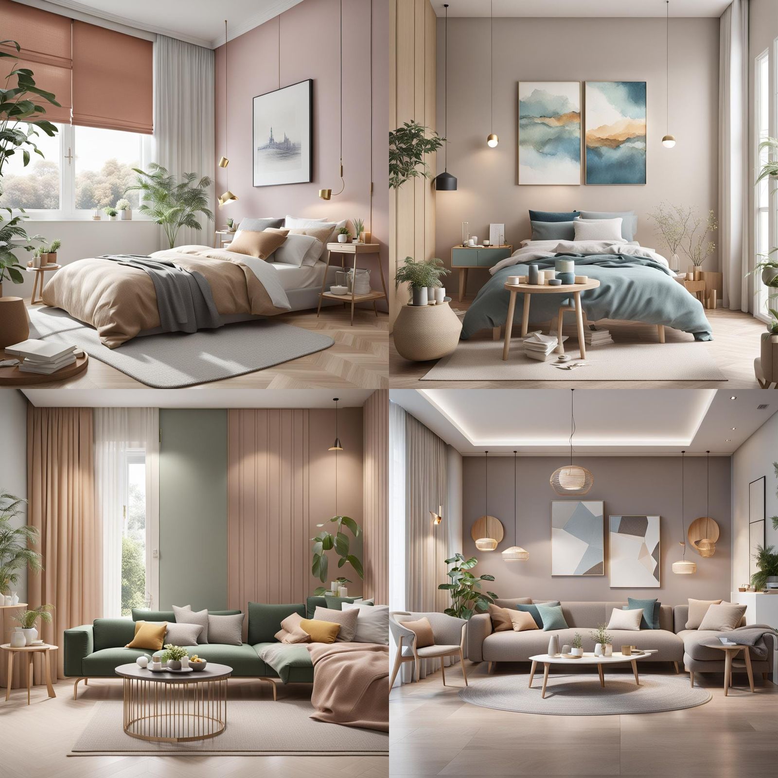 Gentle Three-Dimensional Atmospheric Color Render