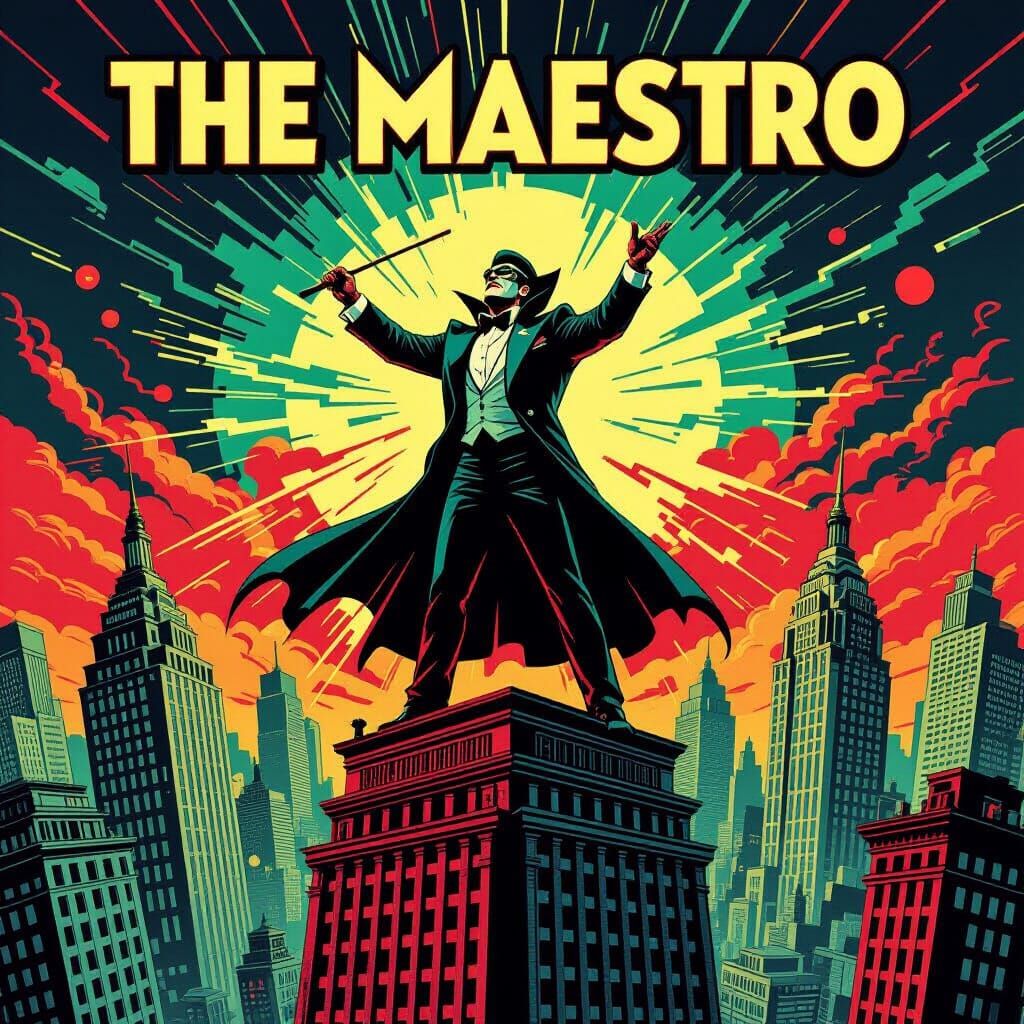 The Maestro Conducts Sonic Destruction: Digital Art