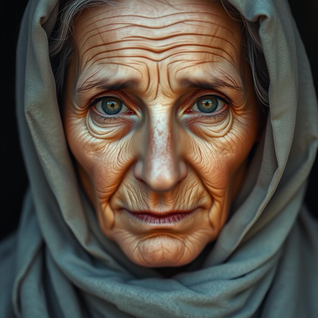 Introspective Woman Portrait in Old Masters Style