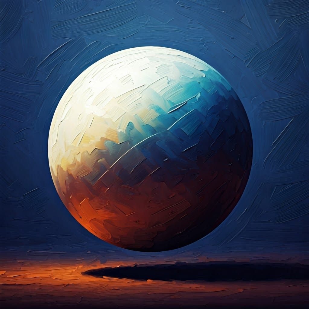 Majestic Ball in Vibrant Gouache Style