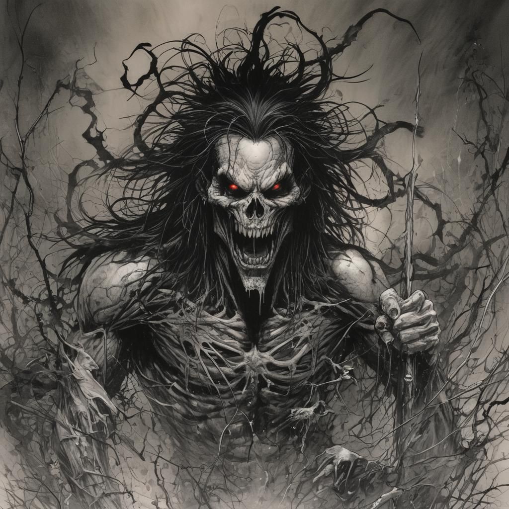 Grimdark Comic Book Art Style Image