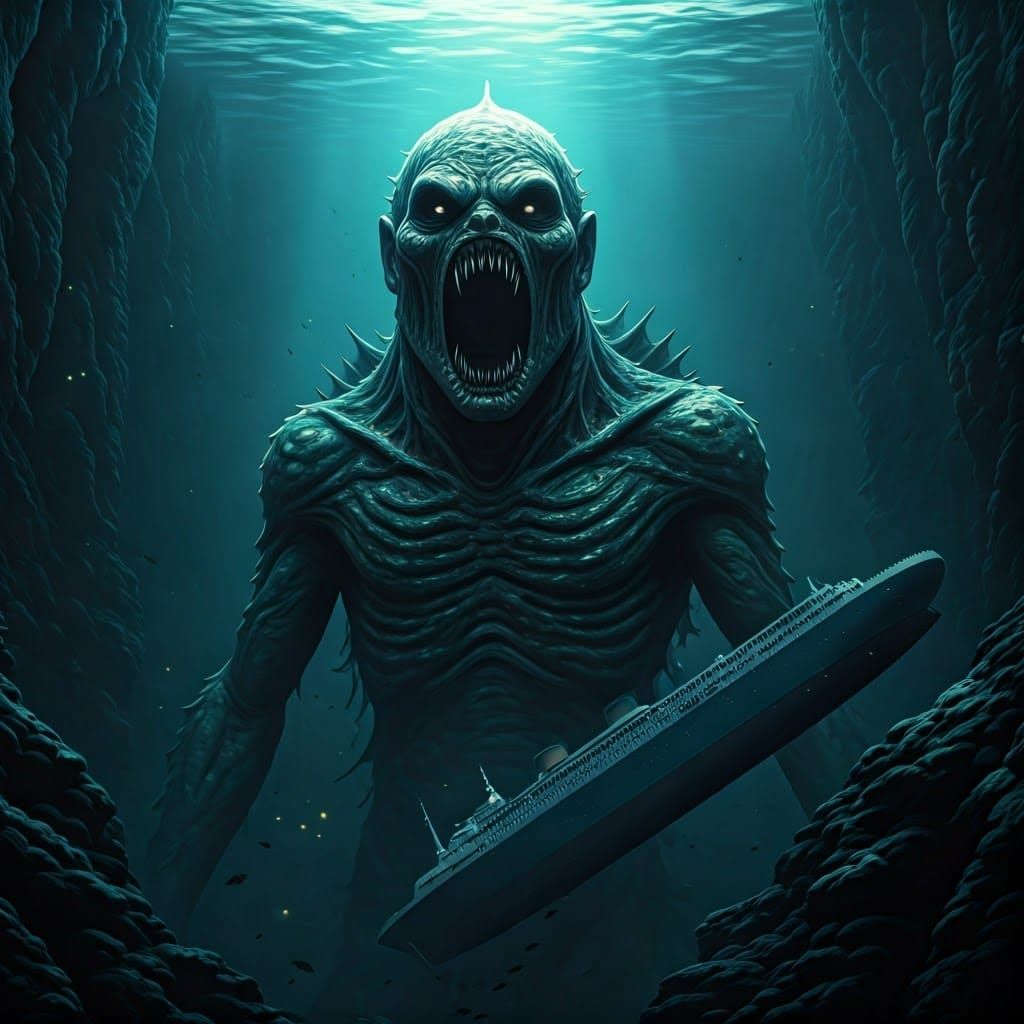 Colossal Deep Sea Monster Inspired by The Thing