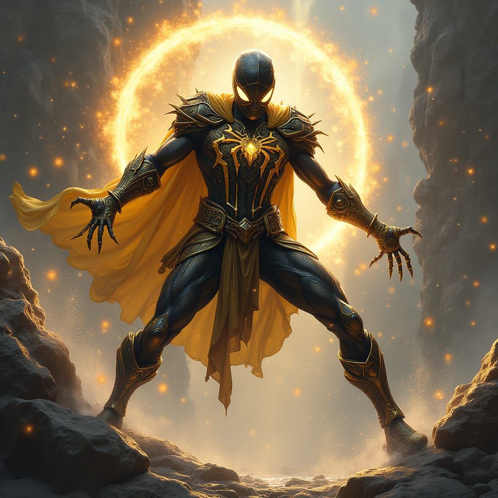 Ghisyanki Spider-Man in Epic Baldur's Gate Battle